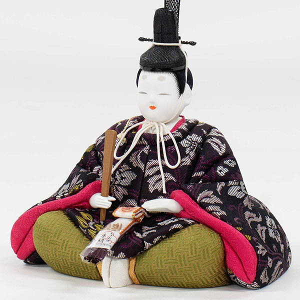 吉徳　 雛人形　柿沼東光作 木目込親王飾り 瑚帛雛　詳細画像