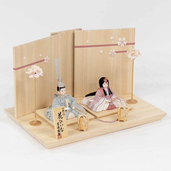 雛人形 吉徳 一秀作 木目込親王飾り 花ひいな 詳細画像 吉徳 雛人形 一秀作 木目込親王飾り 花ひいな 詳細画像