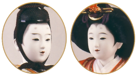 光寛作 衣裳着 木製三段飾り 五人揃 久月監修