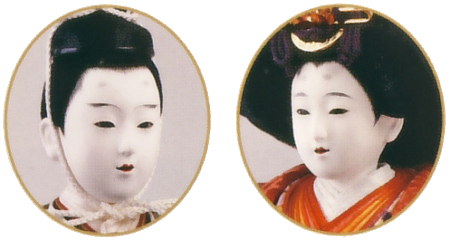 一翔作<br> 衣裳着 親王飾り 唐織 十番親王 久月監製