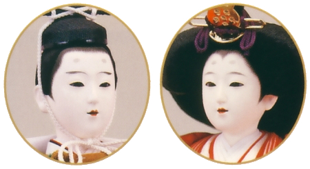 平安清甫作<br>衣裳着 親王飾り 正絹有職(黄) 九番親王 久月監製