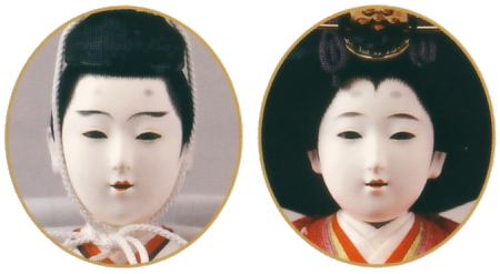 平安光義作<br>衣裳着 親王飾り 川島職 九番親王 久月監製