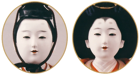 現代の名工 平安桂甫作<br>衣裳着 親王飾り 正絹有職 八番親王(黄) 久月監製