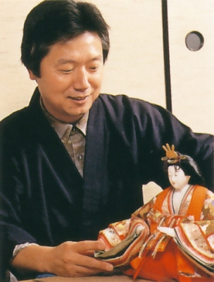 平安雛幸作<br>衣裳着 親王飾り 正絹有職 七番親王 久月監製