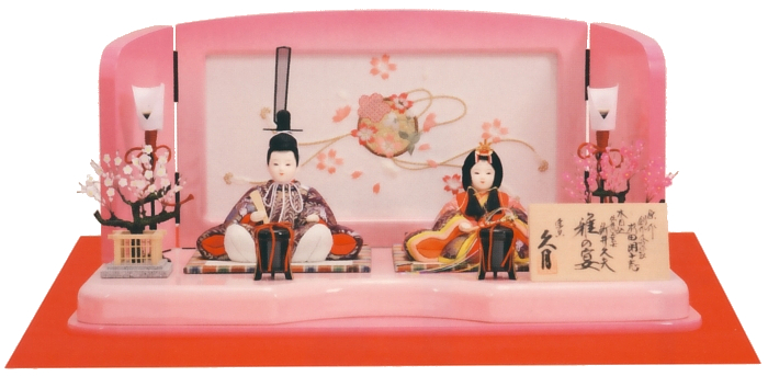 杉田明十志原作 雅の宴<br>木目込 親王飾り 久月監製