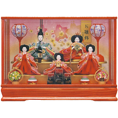 雛人形: 彩美<br>芥子 五人
