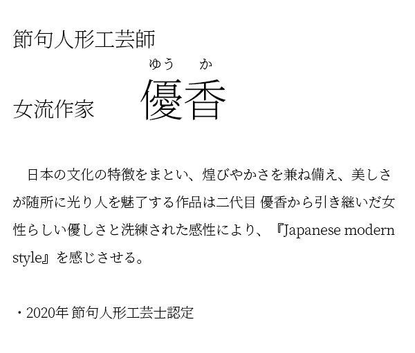フジキ　 雛人形　優香作 衣裳着 京十四番親王 花梨 アクリルケース飾り　詳細画像