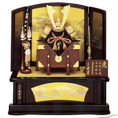 85 金箔山水　高床台　飾り台　台　五月人形 85 金箔山水 高床台 飾り台 台 五月人形 85 金箔山水高床台