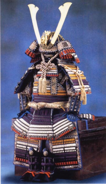 子供着用鎧　紫祥