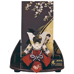 上原玉鳳作　正絹色々縅10号大鍬形兜　久月監製