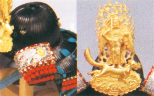 三分の一　上杉謙信　オルゴール　黒色付
