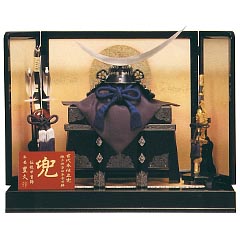 五月人形: 12号　伊達ブロンズ　オルゴール　黒色付