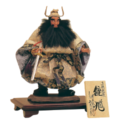 斉藤大士作　正絹三五鍾馗　久月監製