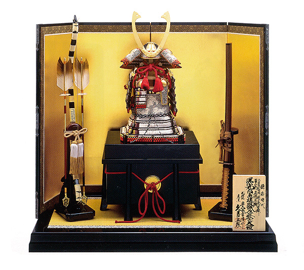 早乙女幸隆作 久月監製 1/3本仕立 鎌倉時代後期 正絹白糸褄取縅大鎧