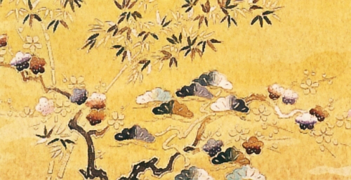 久月　正絹赤糸裾濃縅10号兜　収納飾り