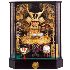 五月人形: 久月　8号若大将　取付ケース入り