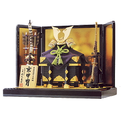 武久寛宗作　京甲冑　本金若草裾濃　8号　本金箔押正絹縅　【502704】