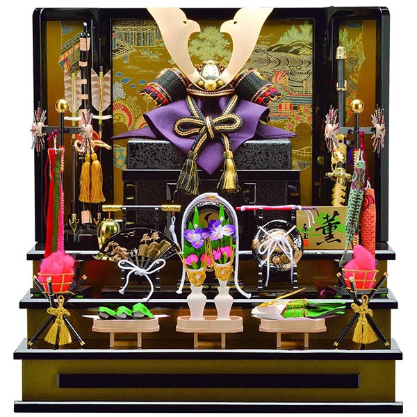 8号 おぼこ大将 篝火 大 8号彫金子供大将：伏見屋監修【オルゴール付】