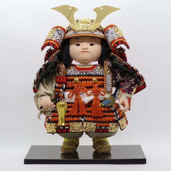 五月人形 幸一光 駿 (しゅん) 鎧着 黒小札 緋縅 西陣金襴衝立 鯉幟 平飾り 詳細画像 幸一光 五月人形 駿 (しゅん) 鎧着 黒小札 緋縅 西陣金襴衝立 鯉幟 平飾り 詳細画像