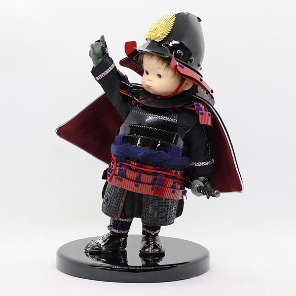 五月人形 壹三 壹三作 もののふ童シリーズ 一番星 織田 壱三(いちぞう) 金屏風 ハードメイプル突板 円形台飾り 詳細画像 壹三 五月人形 壹三作 もののふ童シリーズ 一番星 織田 壱三(いちぞう) 金屏風 ハードメイプル突板 円形台飾り 詳細画像