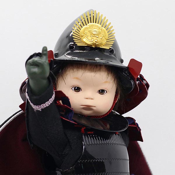 五月人形 壹三 壹三作 もののふ童シリーズ 一番星 織田 壱三(いちぞう) 金屏風 ハードメイプル突板 円形台飾り 詳細画像 壹三 五月人形 壹三作 もののふ童シリーズ 一番星 織田 壱三(いちぞう) 金屏風 ハードメイプル突板 円形台飾り 詳細画像