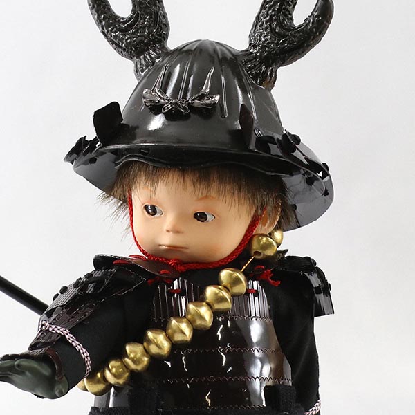 五月人形 壹三 壹三作 もののふ童シリーズ 剣舞 本多忠勝 壱三(いちぞう) 金屏風 ハードメイプル突板 円形台飾り 詳細画像 壹三 五月人形 壹三作 もののふ童シリーズ 剣舞 本多忠勝 壱三(いちぞう) 金屏風 ハードメイプル突板 円形台飾り 詳細画像