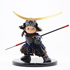 壹三作 もののふ童シリーズ 政宗参上 壱三(いちぞう) 人形単品