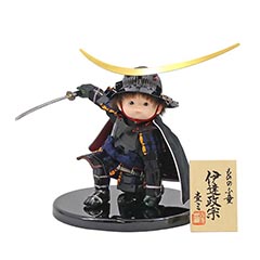 壹三作 もののふ童シリーズ 英雄見参伊達政宗 壱三(いちぞう) 人形単品