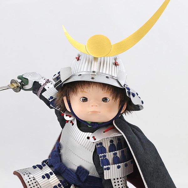 五月人形 壹三 壹三作 もののふ童シリーズ 英雄見参上杉謙信 壱三(いちぞう) 黒塗ケース飾り 詳細画像 壹三 五月人形 壹三作 もののふ童シリーズ 英雄見参上杉謙信 壱三(いちぞう) 黒塗ケース飾り 詳細画像