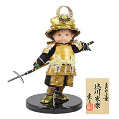 壹三作 もののふ童シリーズ 剣舞 徳川家康 壱三(いちぞう) 人形単品