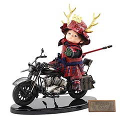 壹三作 もののふ童シリーズ わんぱくライダー ミニョン クラシック 幸村参上 バイク 壱三(いちぞう