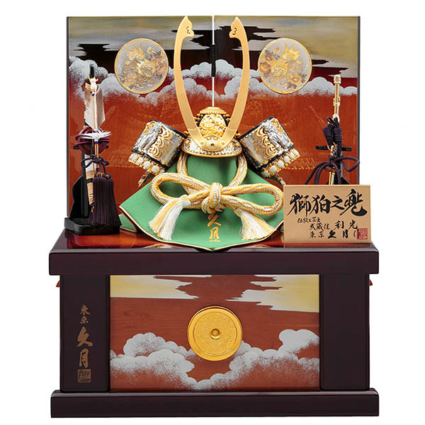 五月人形（彫金萌葱匂大将飾り）