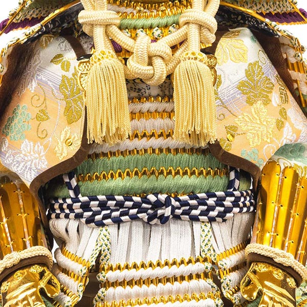 吉徳　 五月人形　大越保広作 歯朶具足 鎧飾り 大御所飾り　詳細画像