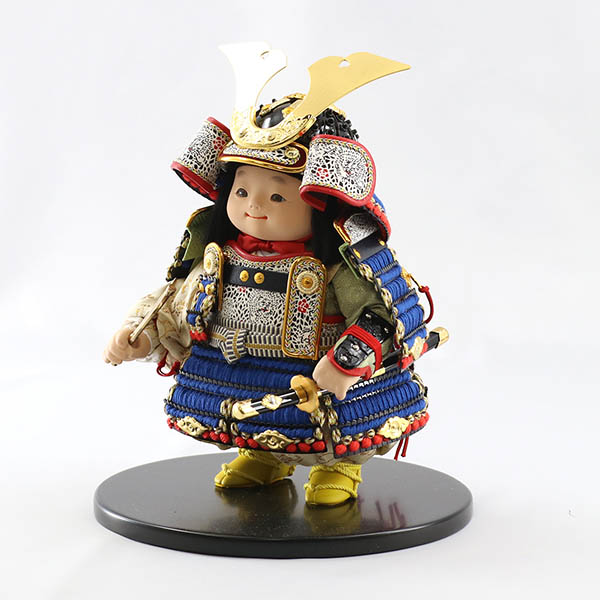 五月人形 幸一光 星丸(ほしまる) 黒小札青糸威 鯉幟 二引き柄 白木 木目 アクリルケース飾り 詳細画像 幸一光 五月人形 星丸(ほしまる) 黒小札青糸威 鯉幟 二引き柄 白木 木目 アクリルケース飾り 詳細画像