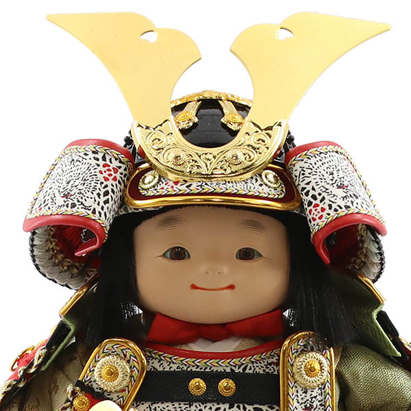 五月人形 幸一光 月丸(つきまる) 黒小札赤糸威 鯉幟 市松・四君子柄 黒塗り アクリルケース飾り 詳細画像 幸一光 五月人形 月丸(つきまる) 黒小札赤糸威 鯉幟 市松・四君子柄 黒塗り アクリルケース飾り 詳細画像