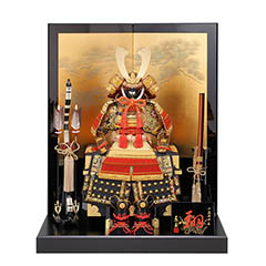 五月人形: 神将II 鎧 平飾り