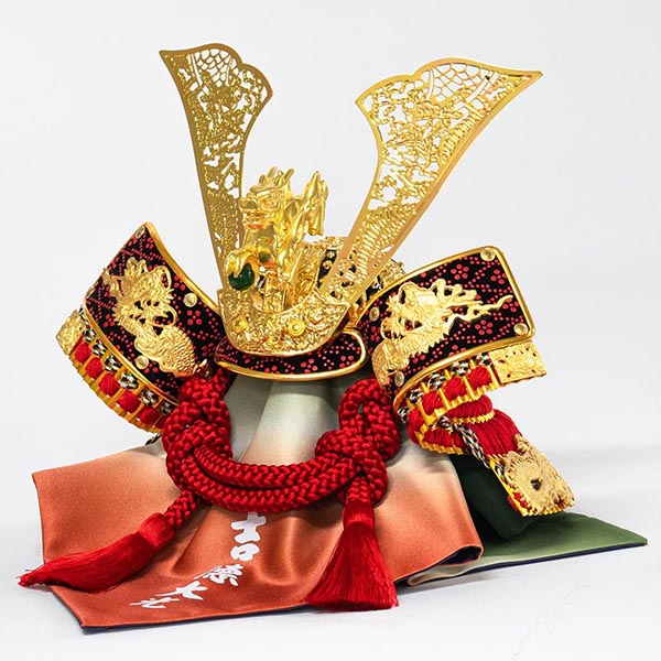 吉徳　 五月人形　飛龍之兜 収納飾り　詳細画像