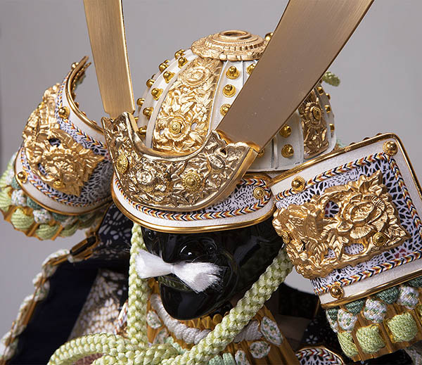 平安豊久　 五月人形　新青葉 鎧飾り 高床台　詳細画像