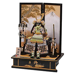 五月人形: 新青葉 鎧飾り 高床台