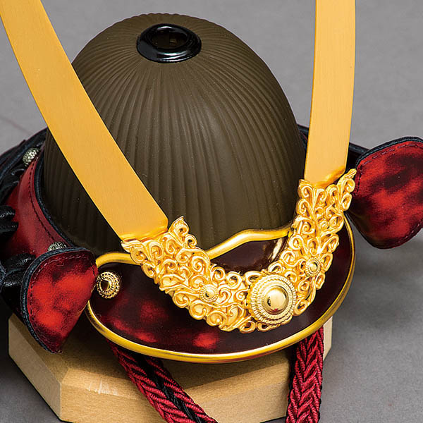 平安豊久　 五月人形　紅河 兜 平飾り　詳細画像