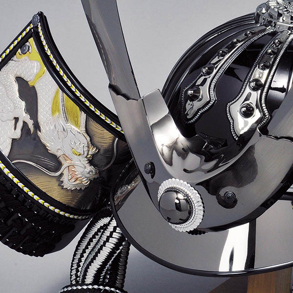 平安豊久　 五月人形　収納着用隼人 着用兜 収納飾り　詳細画像