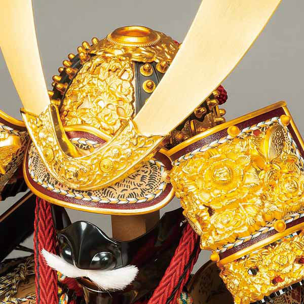 五月人形 平安豊久 雄山作 雅 正絹赤糸縅 本装四曲金屏風 高床台 鎧飾り 詳細画像 平安豊久 五月人形 雄山作 雅 正絹赤糸縅 本装四曲金屏風 高床台 鎧飾り 詳細画像