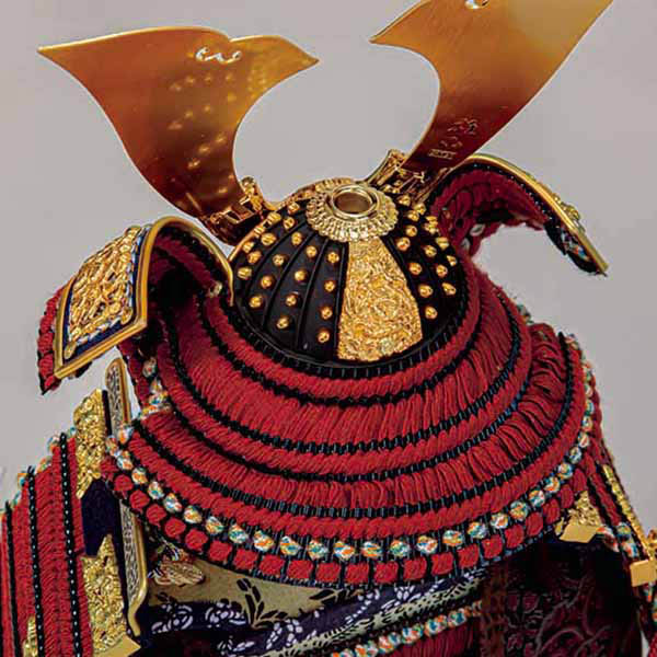 五月人形 平安豊久 雄山作 聖 極細小札 正絹赤糸縅 鎧飾り 詳細画像 平安豊久 五月人形 雄山作 聖 極細小札 正絹赤糸縅 鎧飾り 詳細画像