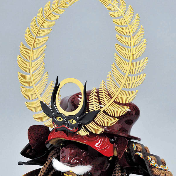 平安豊久　 五月人形　雄山作 徳川家康 鎧飾り　詳細画像