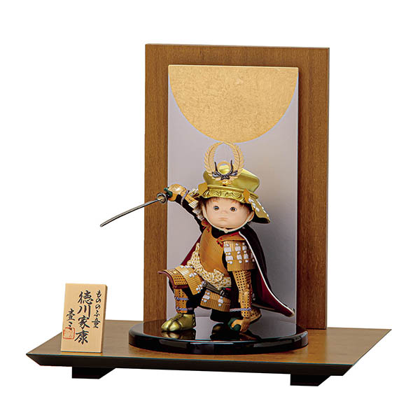 壹三作 (いちぞう) 英雄見参 徳川 LED照明付き衝立 平飾り
