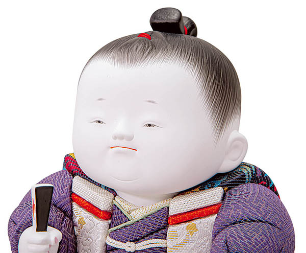 平安豊久　 五月人形　石川佳正作 おさな大将 木目込み 子供大将飾り　詳細画像