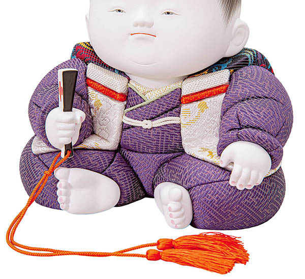 平安豊久　 五月人形　石川佳正作 おさな大将 木目込み 子供大将飾り　詳細画像