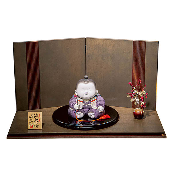 石川佳正作 おさな大将 木目込み 子供大将飾り