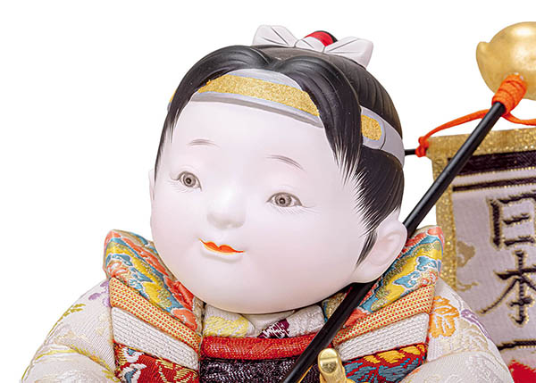 五月人形 平安豊久 石川佳正作 日本一桃太郎大将 木目込み飾り 子供大将 詳細画像 平安豊久 五月人形 石川佳正作 日本一桃太郎大将 木目込み飾り 子供大将 詳細画像
