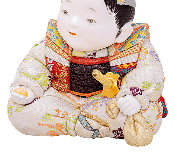 五月人形 平安豊久 石川佳正作 日本一桃太郎大将 木目込み飾り 子供大将 詳細画像 平安豊久 五月人形 石川佳正作 日本一桃太郎大将 木目込み飾り 子供大将 詳細画像